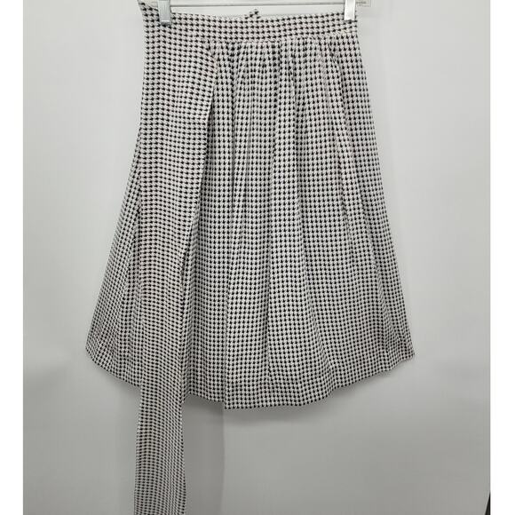 David Hayes‎ Vintage 60s Houndstooth 4 Piece Pleated Maxi Skirt set Outfit Suit - Picture 16 of 16